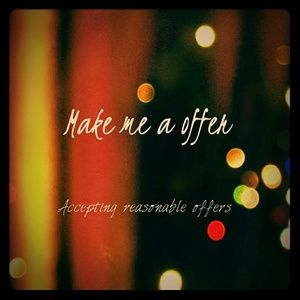 Interested in a item? Make me a offer!